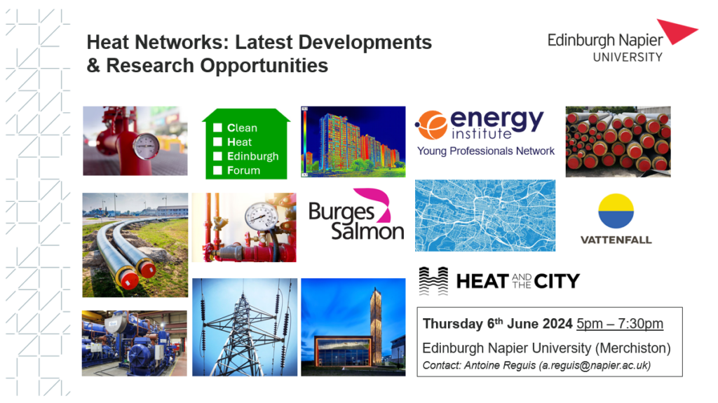 Napier University, Heat network development, Research Opportunities
